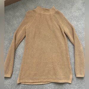 Talbots Camel Cowl Neck Sweater